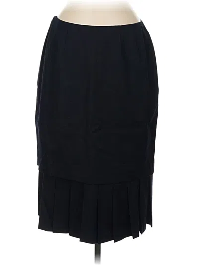 Pre-owned Carlisle Formal Skirt In Black