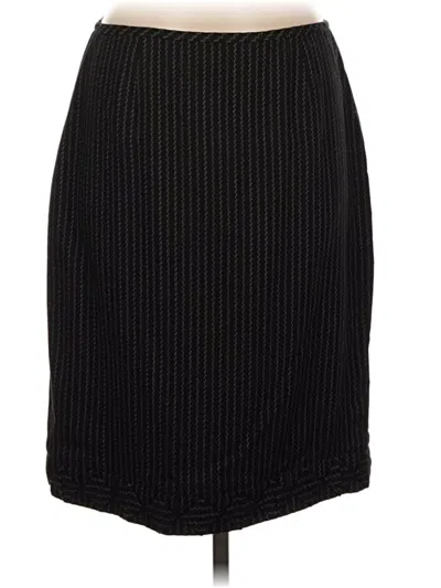 Pre-owned Carlisle Formal Skirt In Black