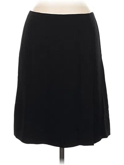 Pre-owned Carlisle Formal Skirt In Black