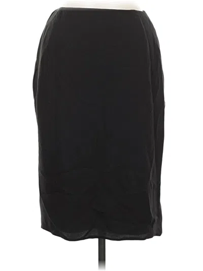Pre-owned Carlisle Formal Skirt In Black
