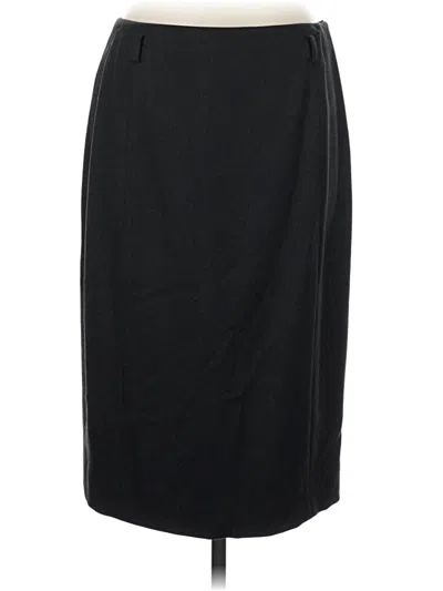 Pre-owned Carlisle Formal Skirt In Black