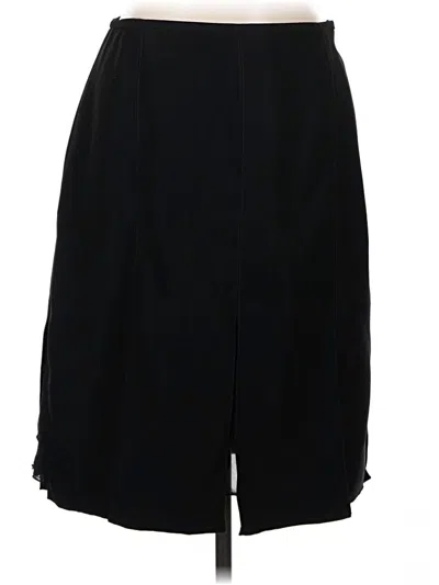 Pre-owned Carlisle Formal Skirt In Black