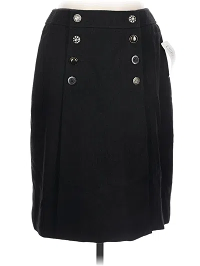 Pre-owned Carlisle Formal Skirt In Black