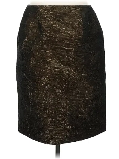 Pre-owned Carlisle Formal Skirt In Black
