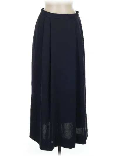 Pre-owned Carlisle Formal Skirt In Blue