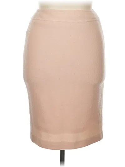 Pre-owned Carlisle Formal Skirt In Brown
