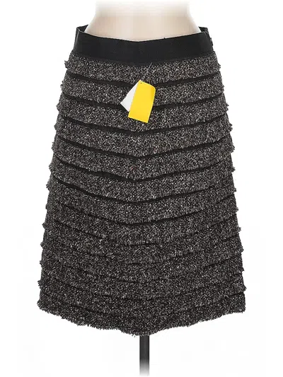 Pre-owned Carlisle Formal Skirt In Gray