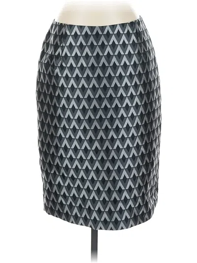 Pre-owned Carlisle Formal Skirt In Gray