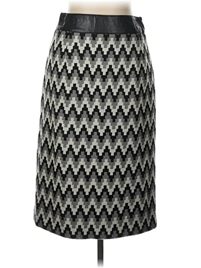 Pre-owned Carlisle Formal Skirt In Gray