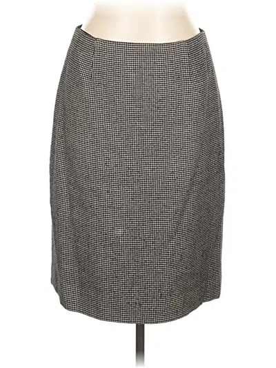 Pre-owned Carlisle Formal Skirt In Gray