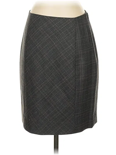 Pre-owned Carlisle Formal Skirt In Gray