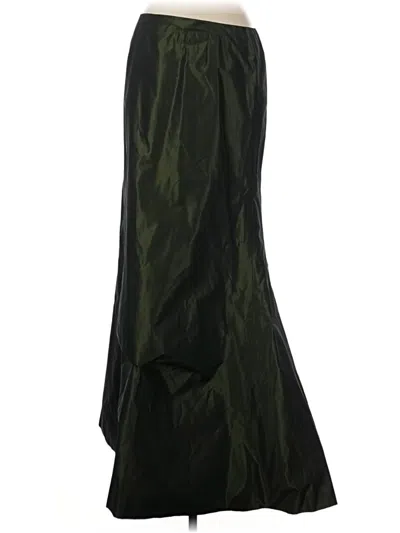 Pre-owned Carlisle Formal Skirt In Green