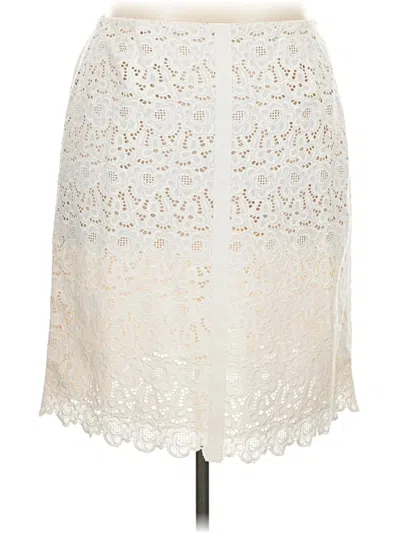Pre-owned Carlisle Formal Skirt In Ivory