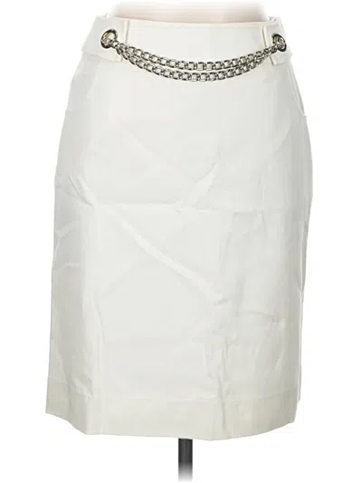 Pre-owned Carlisle Formal Skirt In Ivory