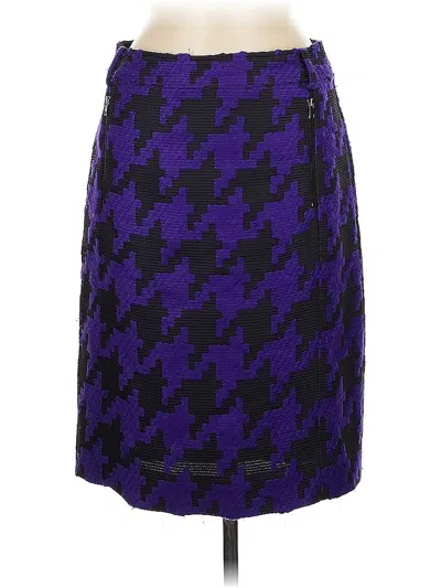 Pre-owned Carlisle Formal Skirt In Purple