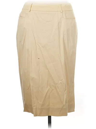 Pre-owned Carlisle Formal Skirt In Tan