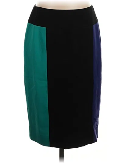 Pre-owned Carlisle Formal Skirt In Teal