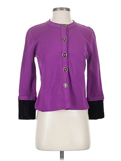 Pre-owned Carlisle Jacket In Purple