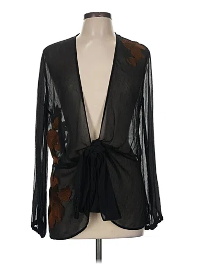 Pre-owned Carlisle Kimono In Black