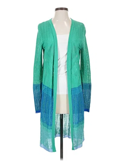 Pre-owned Carlisle Kimono In Green