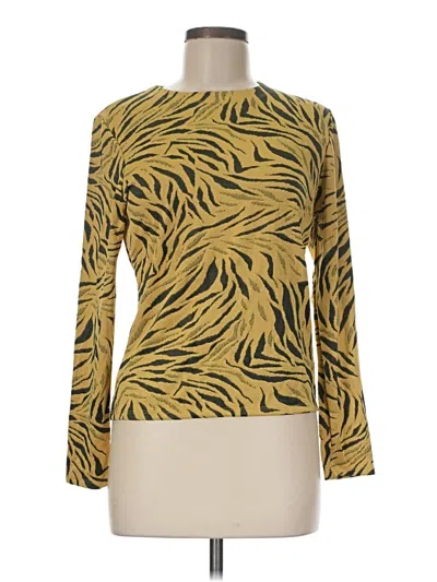 Pre-owned Carlisle Pullover Sweater In Gold