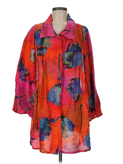 Pre-owned Carlisle Raincoat In Orange