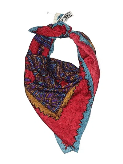 Pre-owned Carlisle Scarf In Red