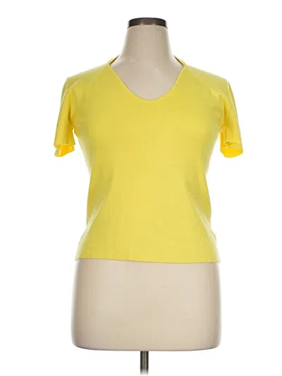 Pre-owned Carlisle Short Sleeve T-shirt In Yellow