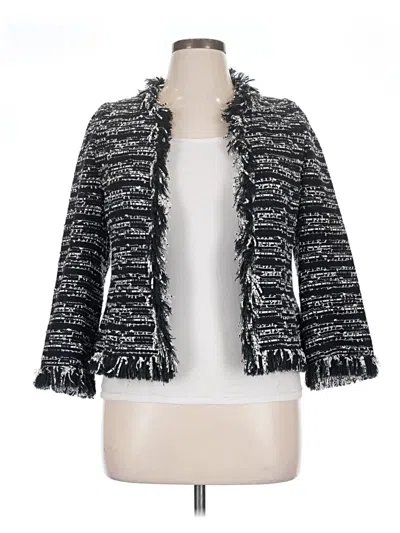 Pre-owned Carlisle Silk Blazer Jacket In Black