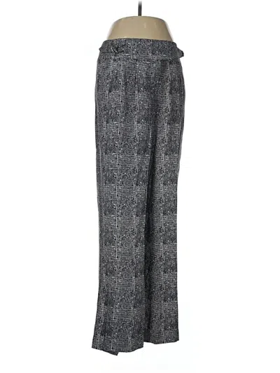 Pre-owned Carlisle Silk Pants In Gray