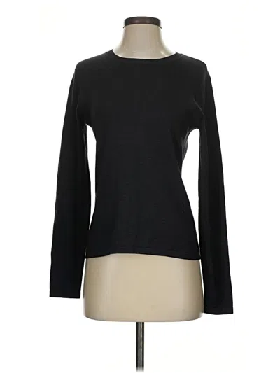 Pre-owned Carlisle Silk Pullover Sweater In Black
