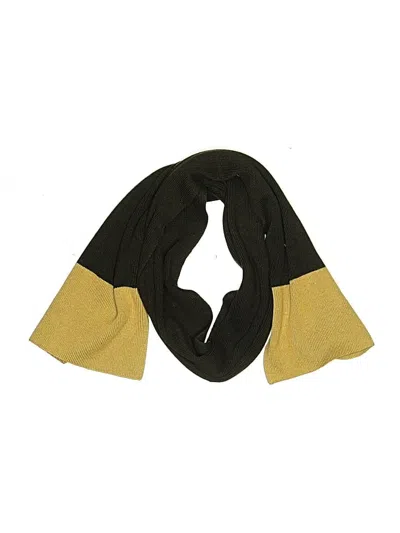 Pre-owned Carlisle Silk Scarf In Yellow