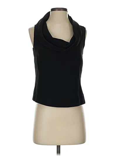 Pre-owned Carlisle Sleeveless Blouse In Black