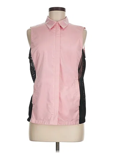 Pre-owned Carlisle Sleeveless Blouse In Pink