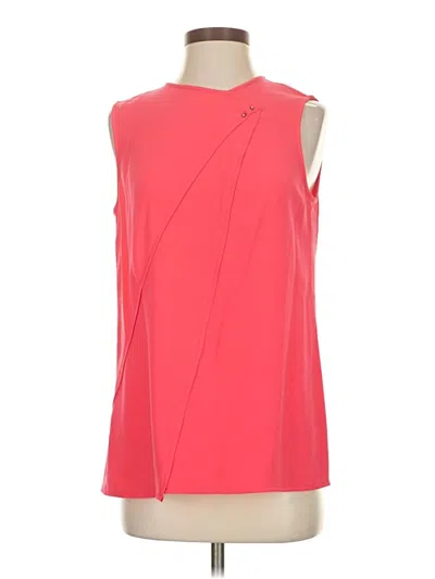 Pre-owned Carlisle Sleeveless Blouse In Red