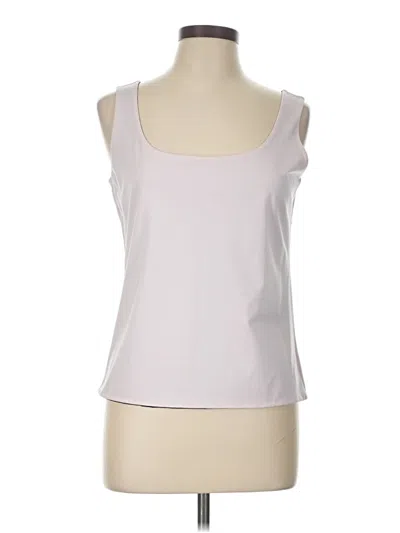 Pre-owned Carlisle Sleeveless Silk Top Pink Strapless Neckline Tops