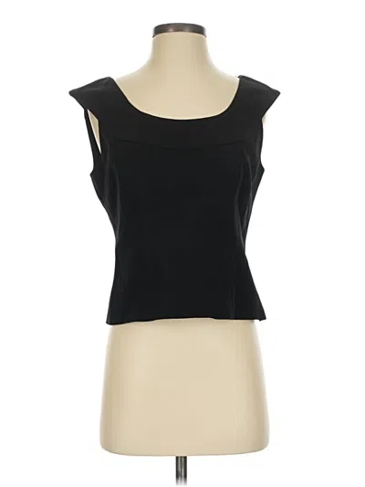 Pre-owned Carlisle Sleeveless Top Black Scoop Neck Tops