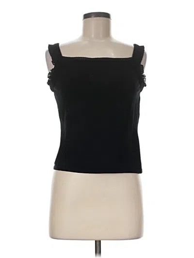 Pre-owned Carlisle Sleeveless Top Black Sweetheart Neckline Tops