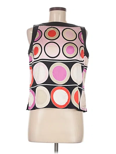 Pre-owned Carlisle Sleeveless Top Pink Square Neckline Tops