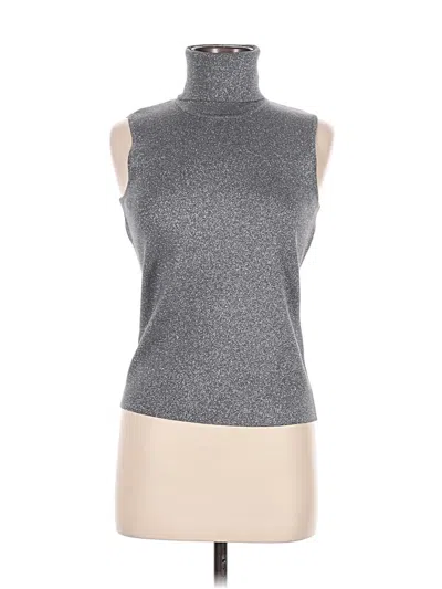 Pre-owned Carlisle Turtleneck Sweater In Silver
