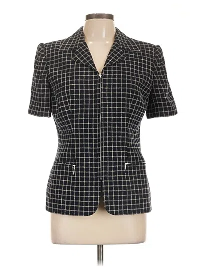Pre-owned Carlisle Wool Blazer Jacket In Black