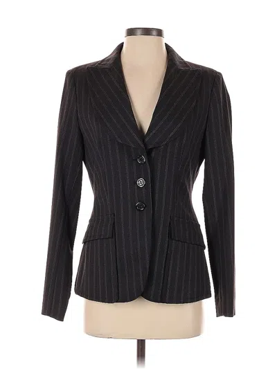 Pre-owned Carlisle Wool Blazer Jacket In Gray