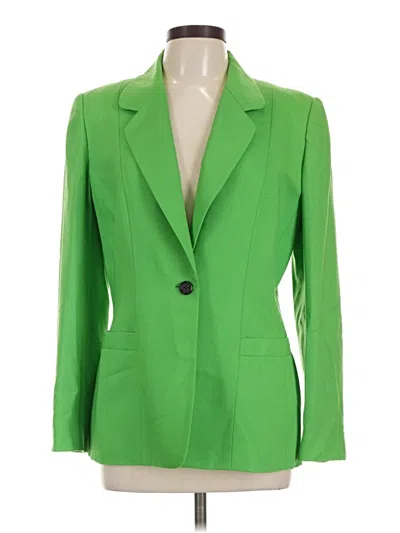 Pre-owned Carlisle Wool Blazer Jacket In Green