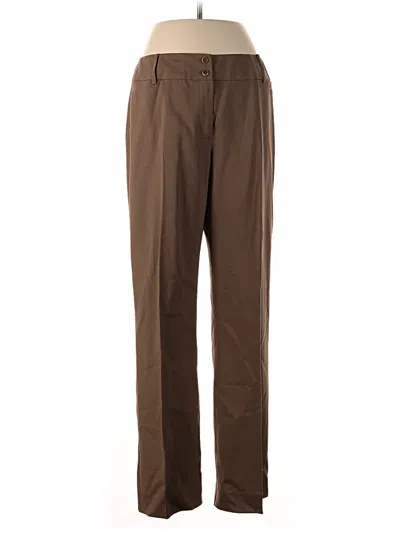 Pre-owned Carlisle Wool Pants In Brown
