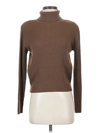 Pre-owned Carlisle Wool Pullover Sweater In Brown