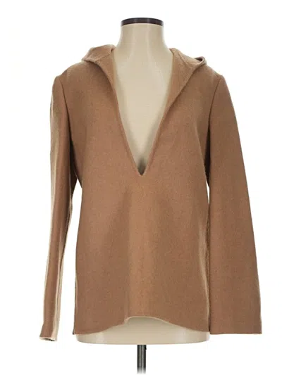 Pre-owned Carlisle Wool Pullover Sweater In Brown