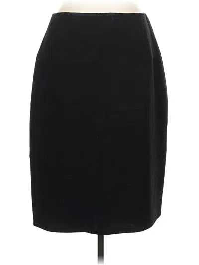 Pre-owned Carlisle Wool Skirt In Black