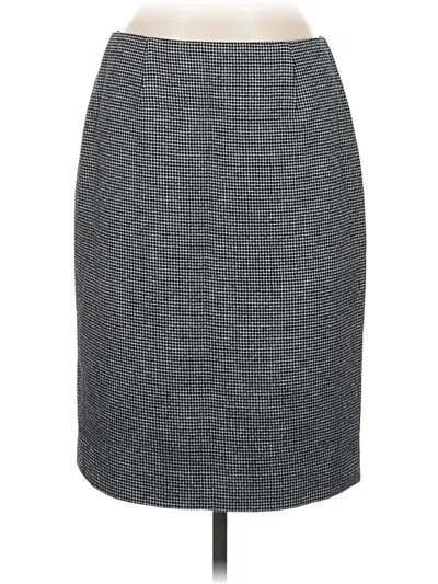 Pre-owned Carlisle Wool Skirt In Gray