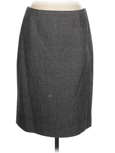 Pre-owned Carlisle Wool Skirt In Gray