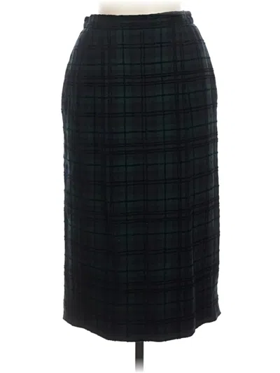 Pre-owned Carlisle Wool Skirt In Green